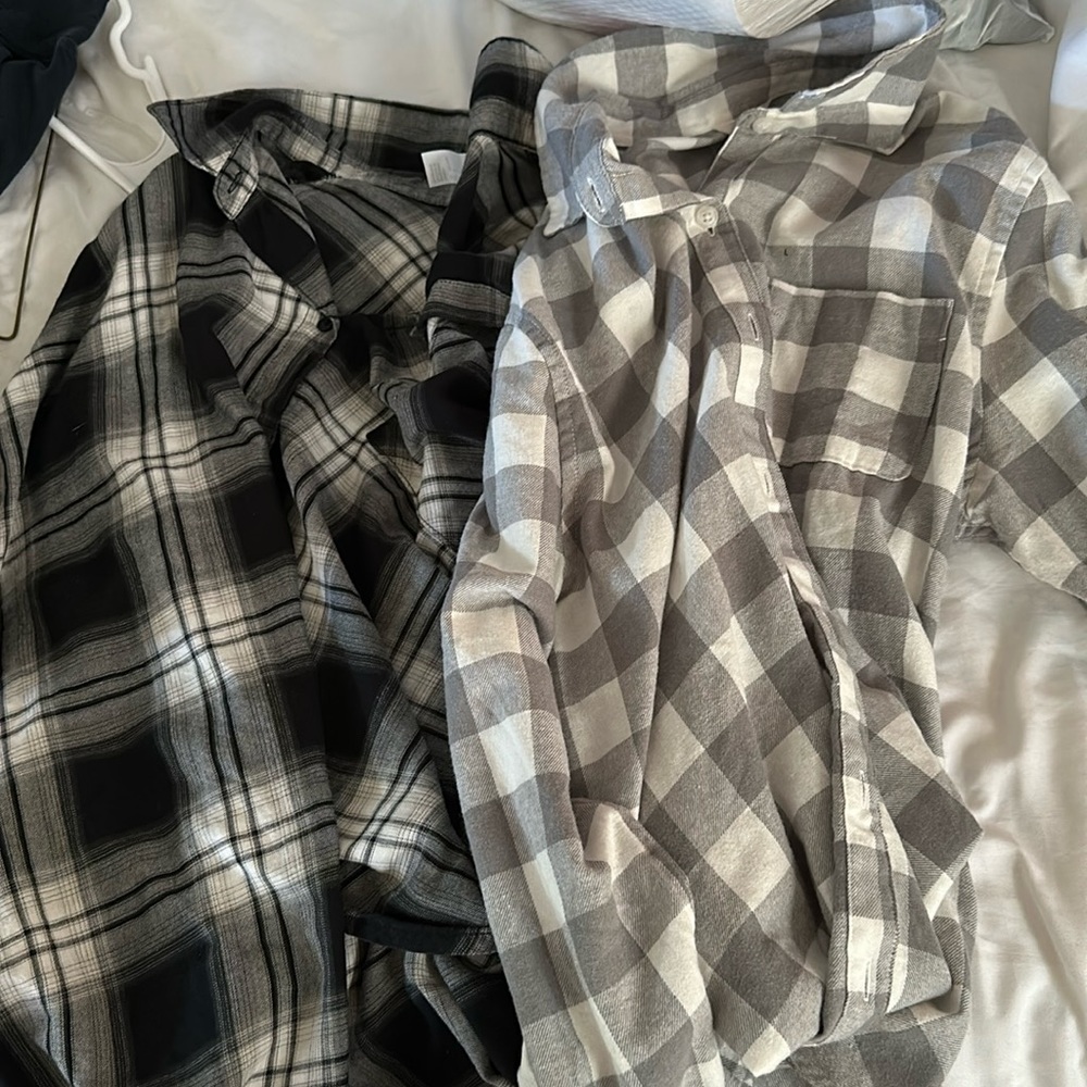 flannels size large women’s